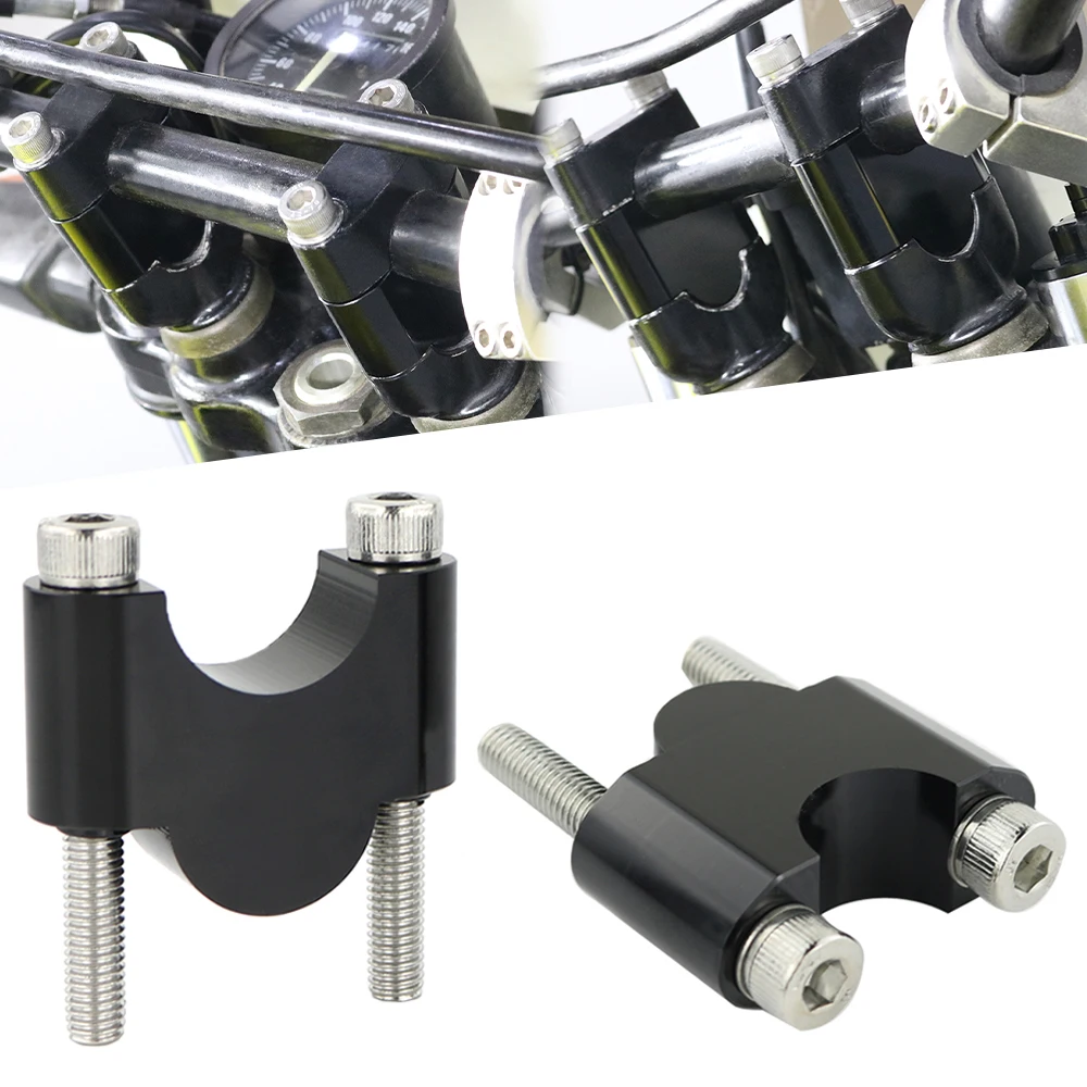 

22mm 7/8" CNC Aluminum Handlebar Riser Clamps For Honda CB250F/300 CB1000R CB1000 CB1300 CB500X CBF1000 CBF500/600 CBX650 SLR650