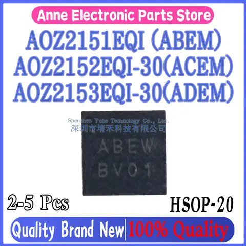 (2-5piece) 100% New AOZ2151EQI-30 AOZ2151EQI AOZ2151 ABEM AOZ2152EQI-30 AOZ2152 ACEM AOZ2153EQI-30 AOZ2153 ADEM QFN-8