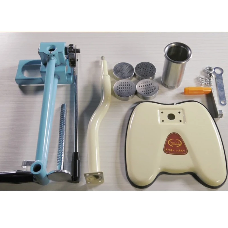 LM-27 New Small Stainless Steel Pressing Machine Multi-function Manual Pasta Machine Home Instant Noodle Making Machine