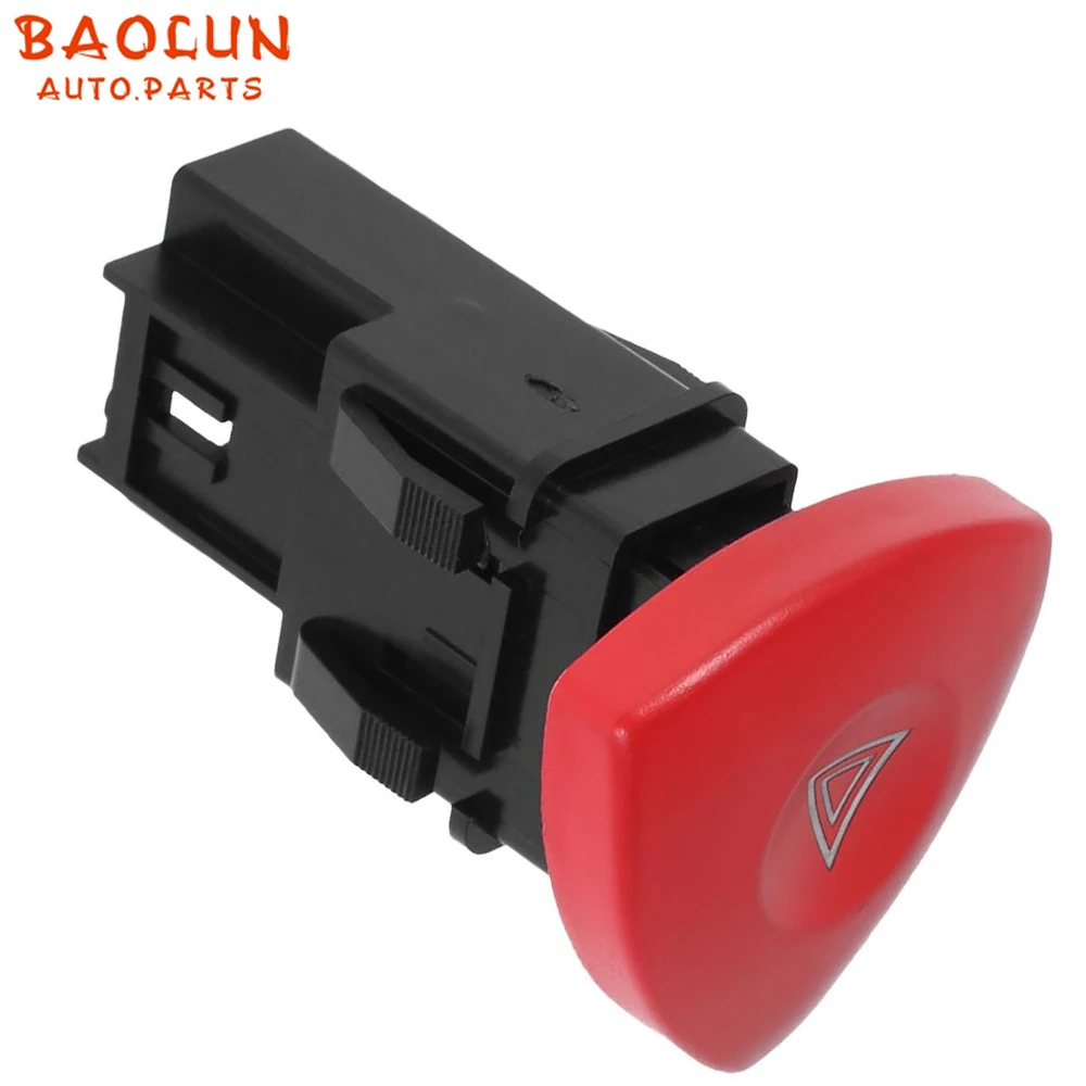 

BAOLUN Hazard Warning Emergency Light Switch Button 8200442724 93856337 For Renault Master Laguna Espace Trafic Vauxhall Vivaro