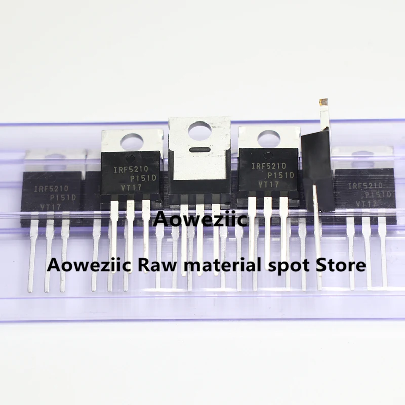 Aoweziic 2021 + 100 ٪ جديد المستوردة الأصلي IRF5210PBF IRF5210 F5210 TO-220 السلطة أنبوب أكسيد المعدن نصف الموصل 100 فولت 40A
