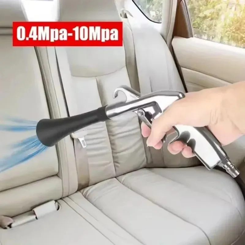1 Pc Tornado Auto Detailing Dust Blower Gun High-Pressure Pneumatic Spray Tool for Interior Car Cleaning & Care