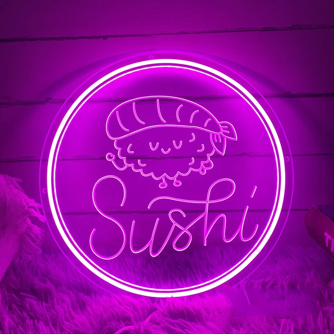 

Sushi Neon Sign Custom Japanese Restaurant 3D Engraved Sushi Neon Cafe Kitchen Decoration Restaurant Decor Welcome Sign