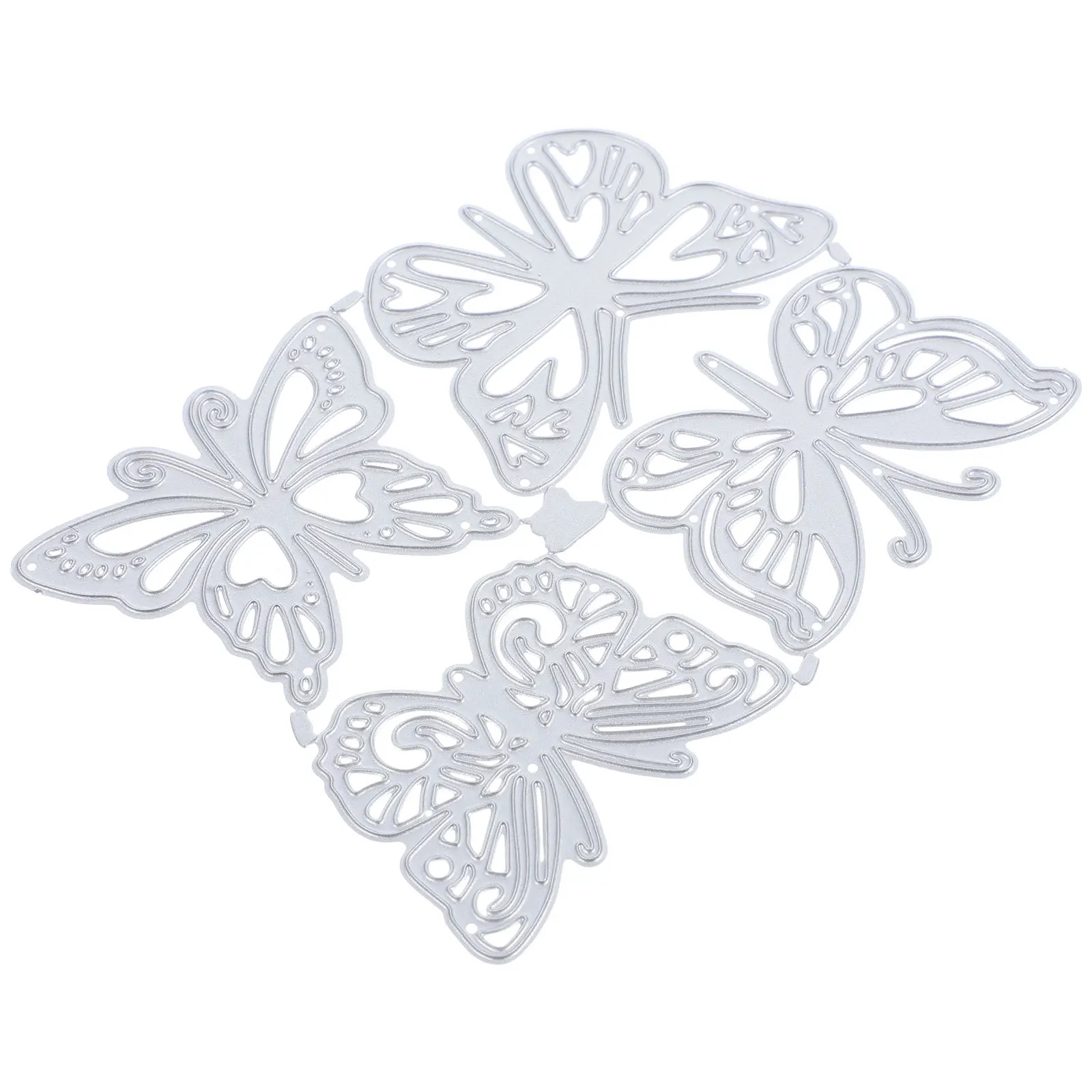 

4Pcs Metal Cutting Dies Butterflies Carbon Steel DIY Embossing Scrapbook Paper Craft Stencils Handmade Cards Decorations