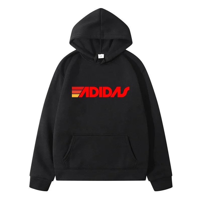 

Letter Design Hoodie Men's and Women's Harajuku Pullover Street Wear Unisex Autumn/Winter Plushed Warm Brand Sweater