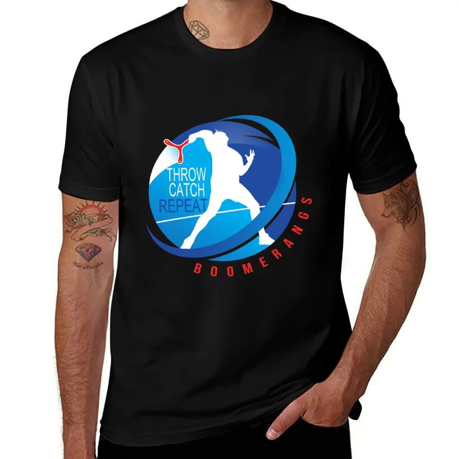 Boomerang V1 T-Shirt Soft Casual Short Sleeve Cotton Tee T-Shirt