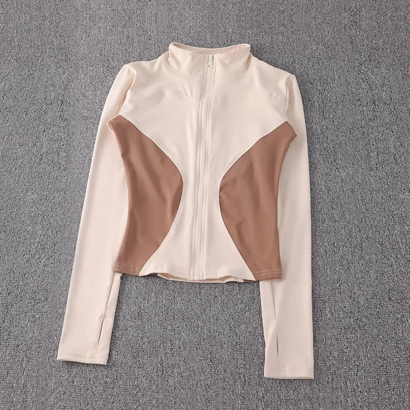 Sleeved Sports Sweater Gym Tops Fitness Sports Jacket New Women Yoga Jackets