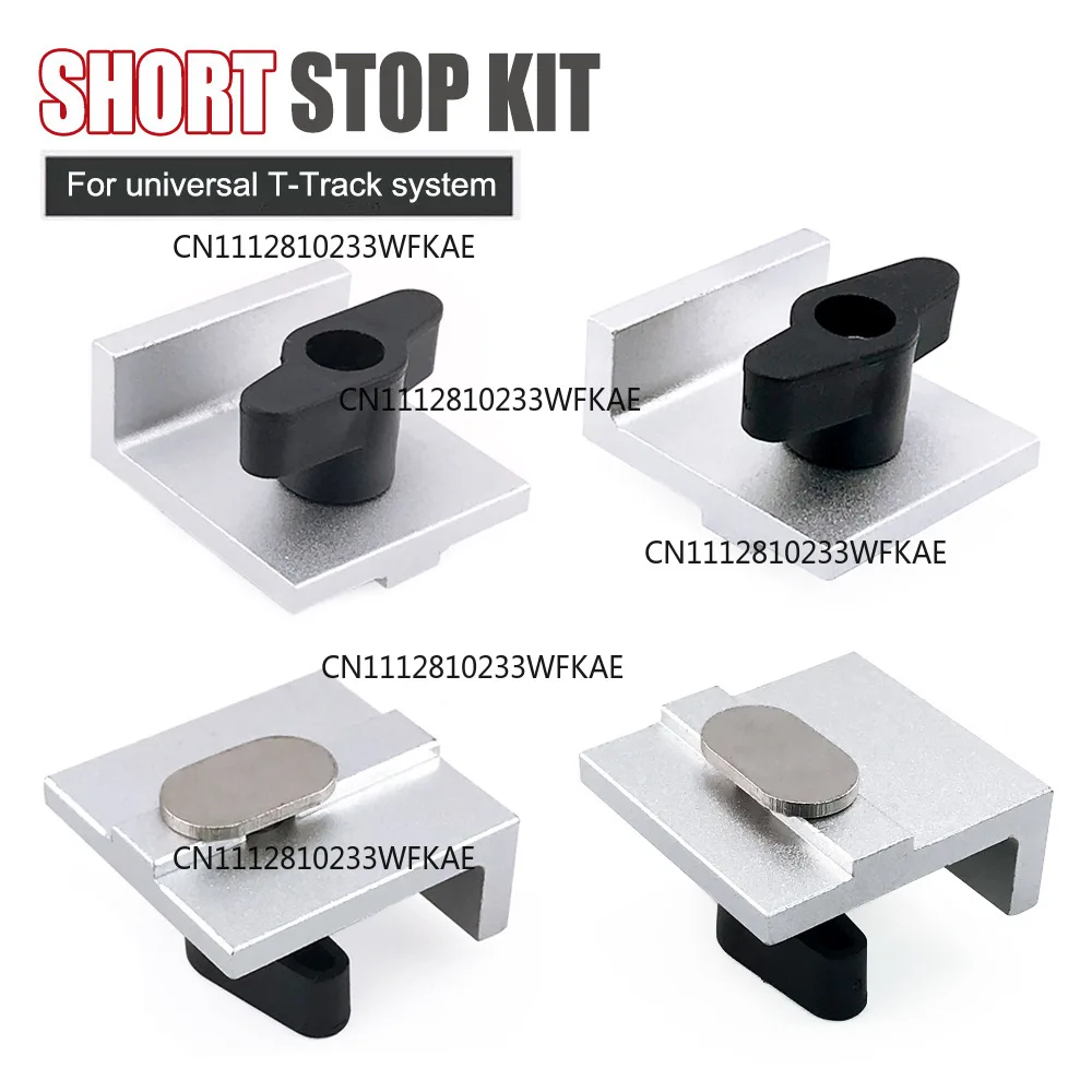 T-Track Stop Block Set T Track Stop Block 4 packs, woodworking tool accessories DIY