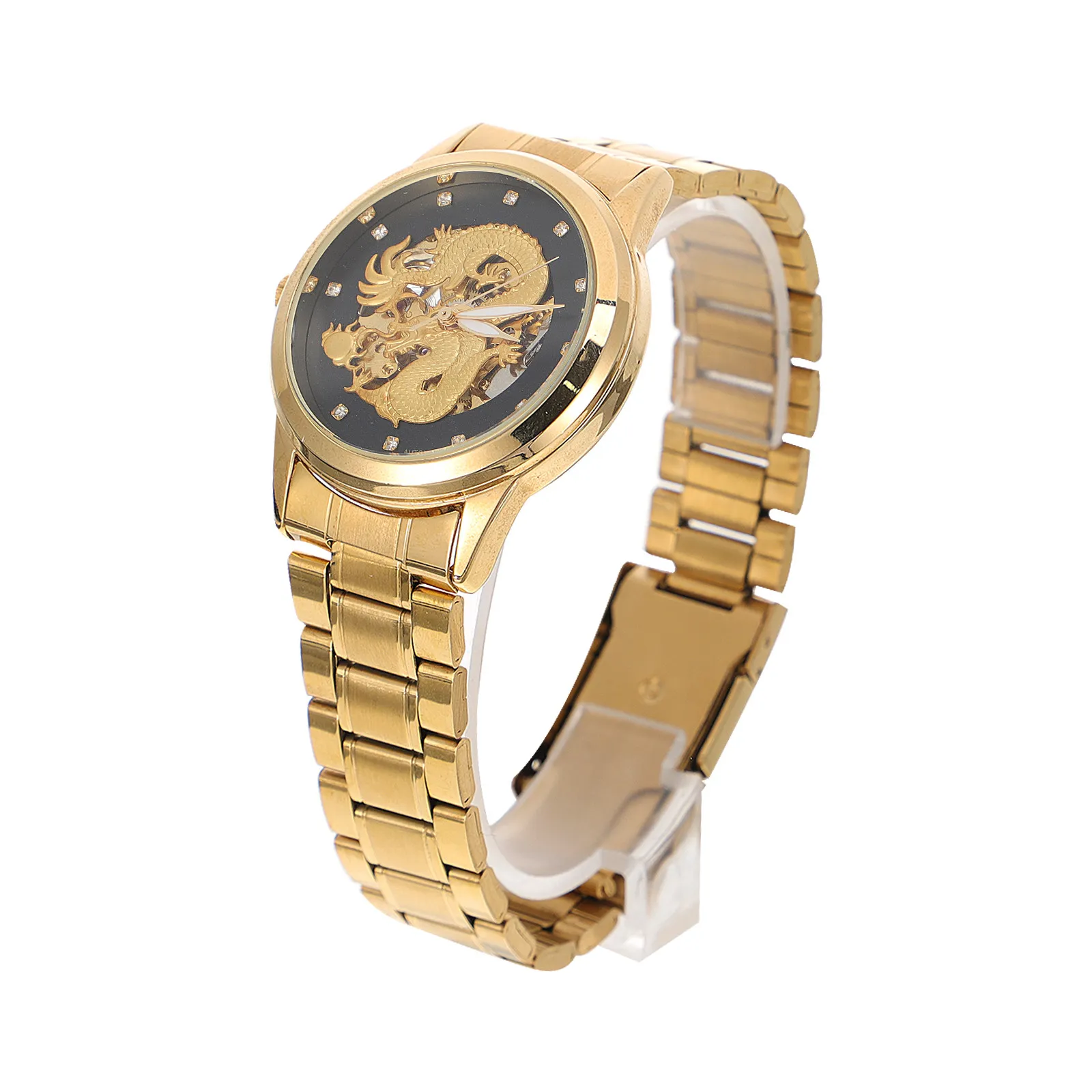 

Waterproof Mechanical Wrist Watch for Men Stainless Steel Strap Automatic Movement Elegant Timepiece for Professional Daily Wear
