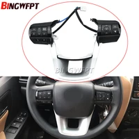 Para Toyota Hilux Revo Rocco Fortuner nuevo botón de sonido de volumen del volante con retroiluminación 2015 2016 2017 2018 2019 2020