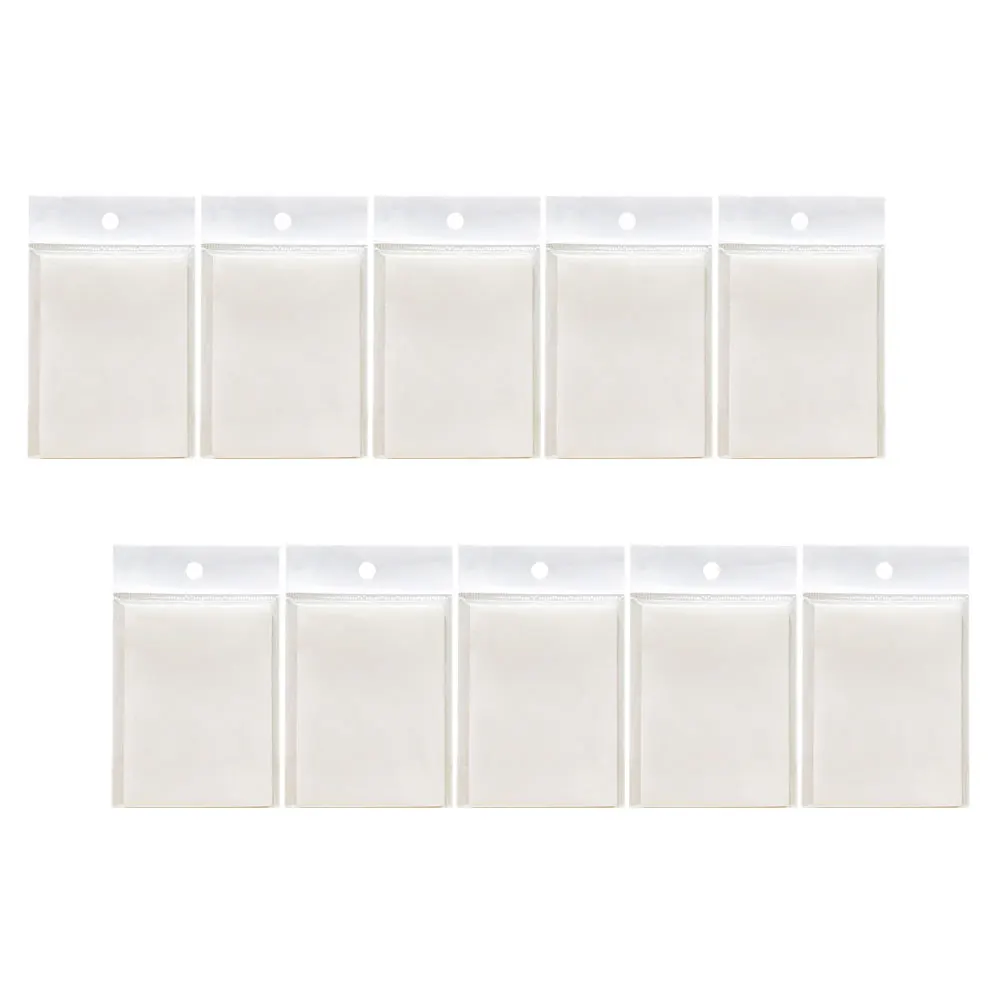 

10 Pcs Waterproof Transparent Note Pads Clear Sticky Memo Self Adhesive Paper Smooth Writing Book Supplies