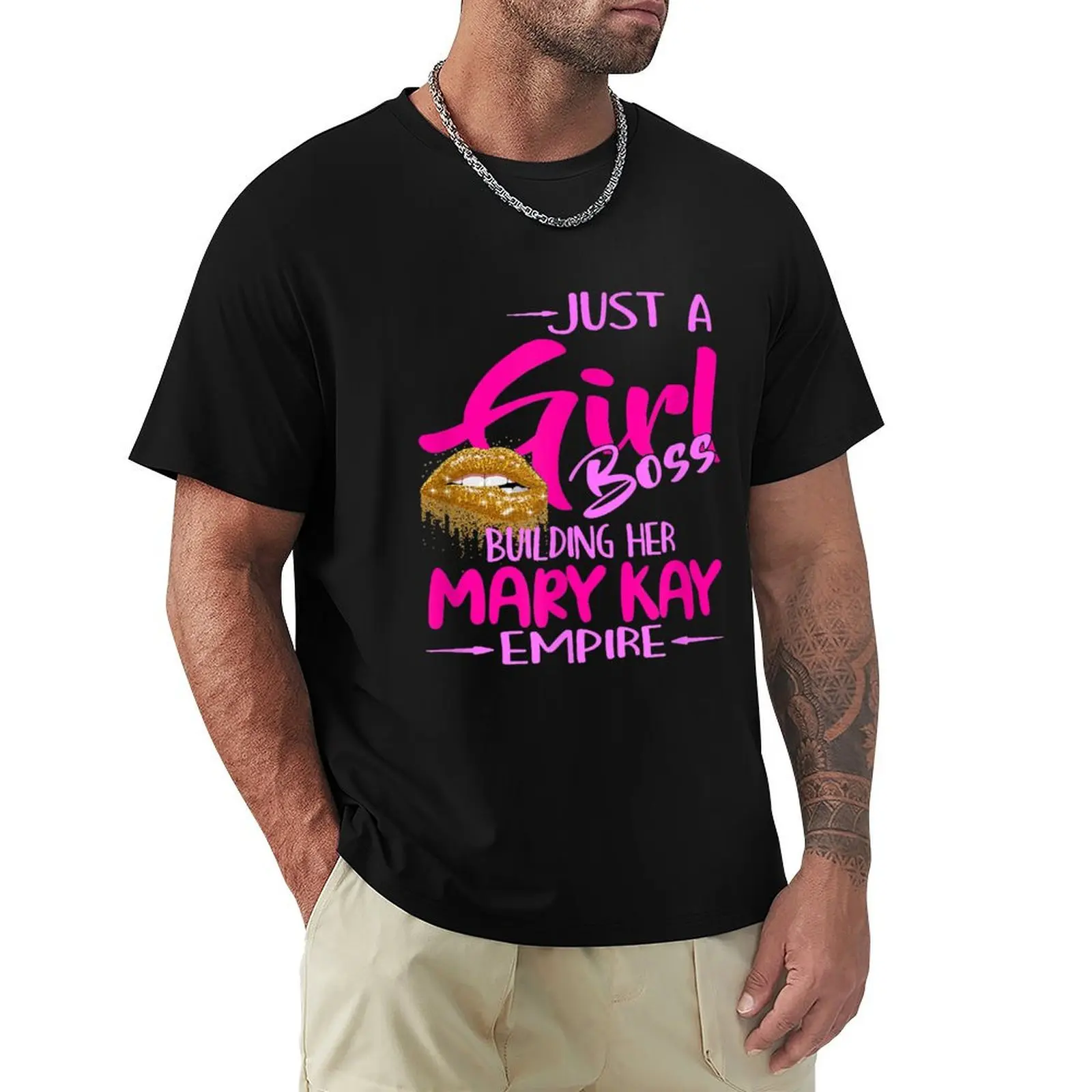 Só uma garota executiva construindo seu império Mary Kay, presente para mulheres, camiseta casual de manga curta para férias