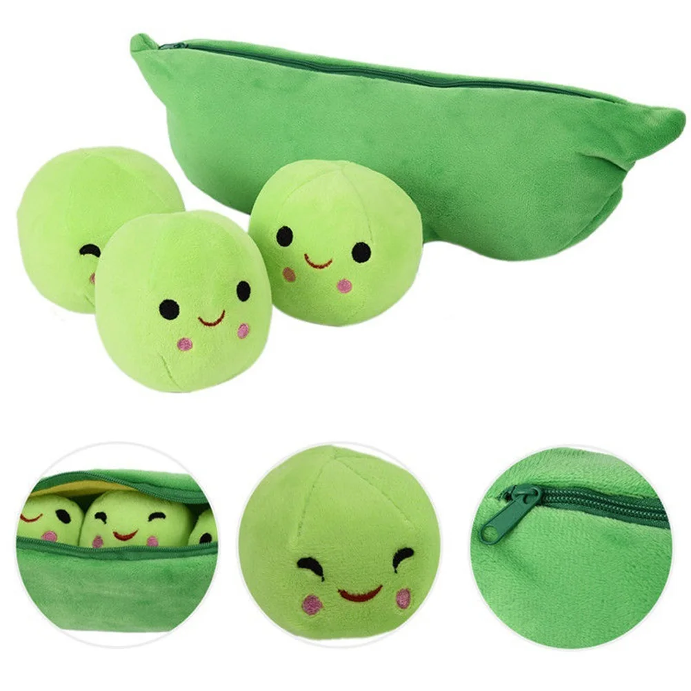 ZK20 juguete de peluche almohada suave relleno guisante vaina juguetes regalo para niños