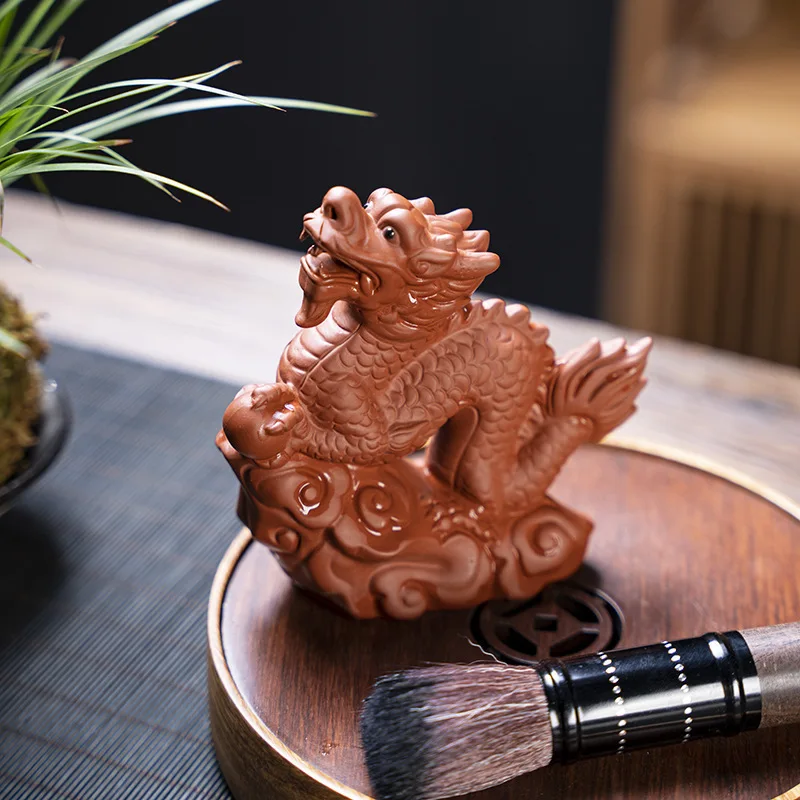 

12 Animal Purple Clay Crafts, Simulated Decorative Ornaments