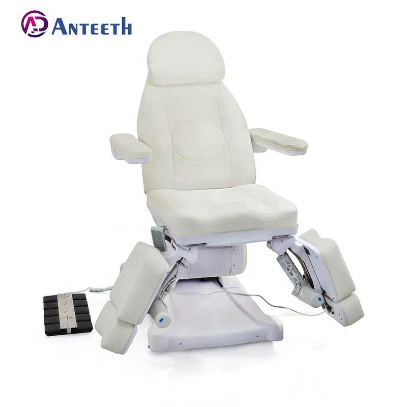 Anteeth Facial Chairs Adjustment Electric 5 Motors PVC Leather Beauty Treatments Massage Tables Beds