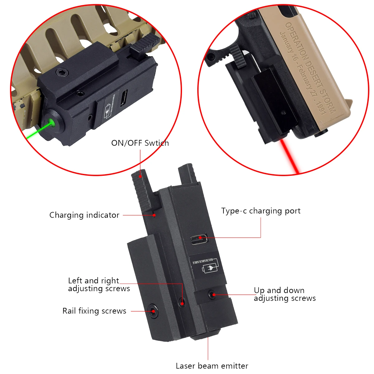 Green/Red Dot Laser…