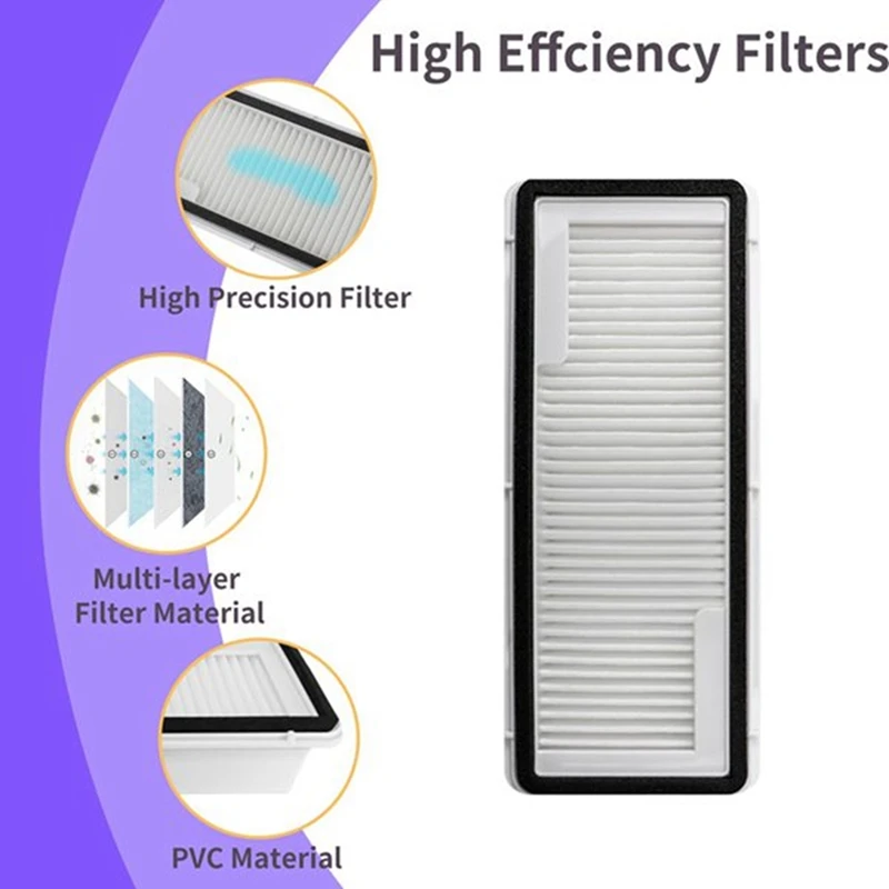 18PCS For Narwal Freo X Ultra /J4 Lite Robot Vacuum Cleaner Main Side Brush Cover Hepa Filter Mop Replacement Parts image 4