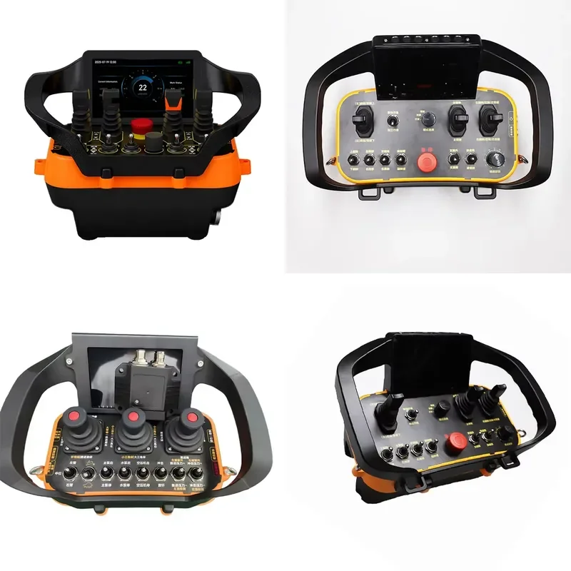 Wireless Industrial Remote Control with Display Screen 433mHz for Cranes Scissor Lifts Construction Machinery Parts DL-RC01-M
