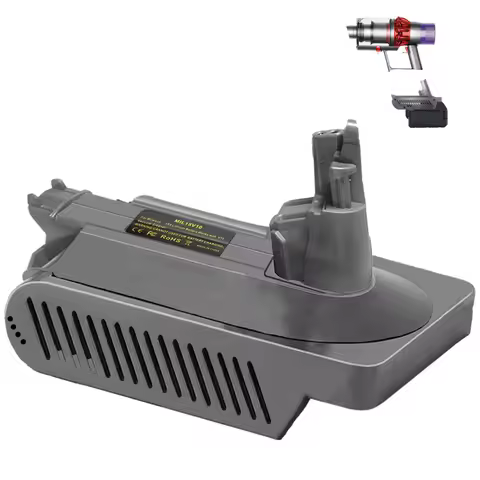 MIL18V10 Battery Adapter for Dyson V10 for Milwaukee 18V Lithium Battery Converting To for Dyson V10 Animal Hair Vacuum Cleaner