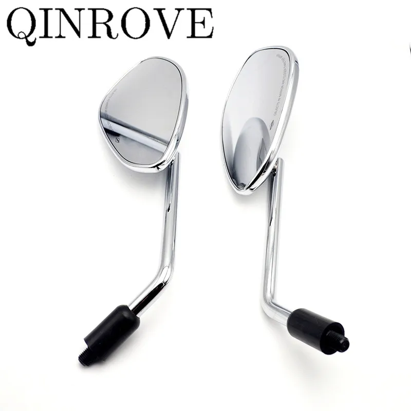 Universal Motorcycle Rear Mirrors 8/10MM ABS Rearview Mirror for Yamaha Suzuki Intruder VL1500 M109R Burgman 125 GSX S750
