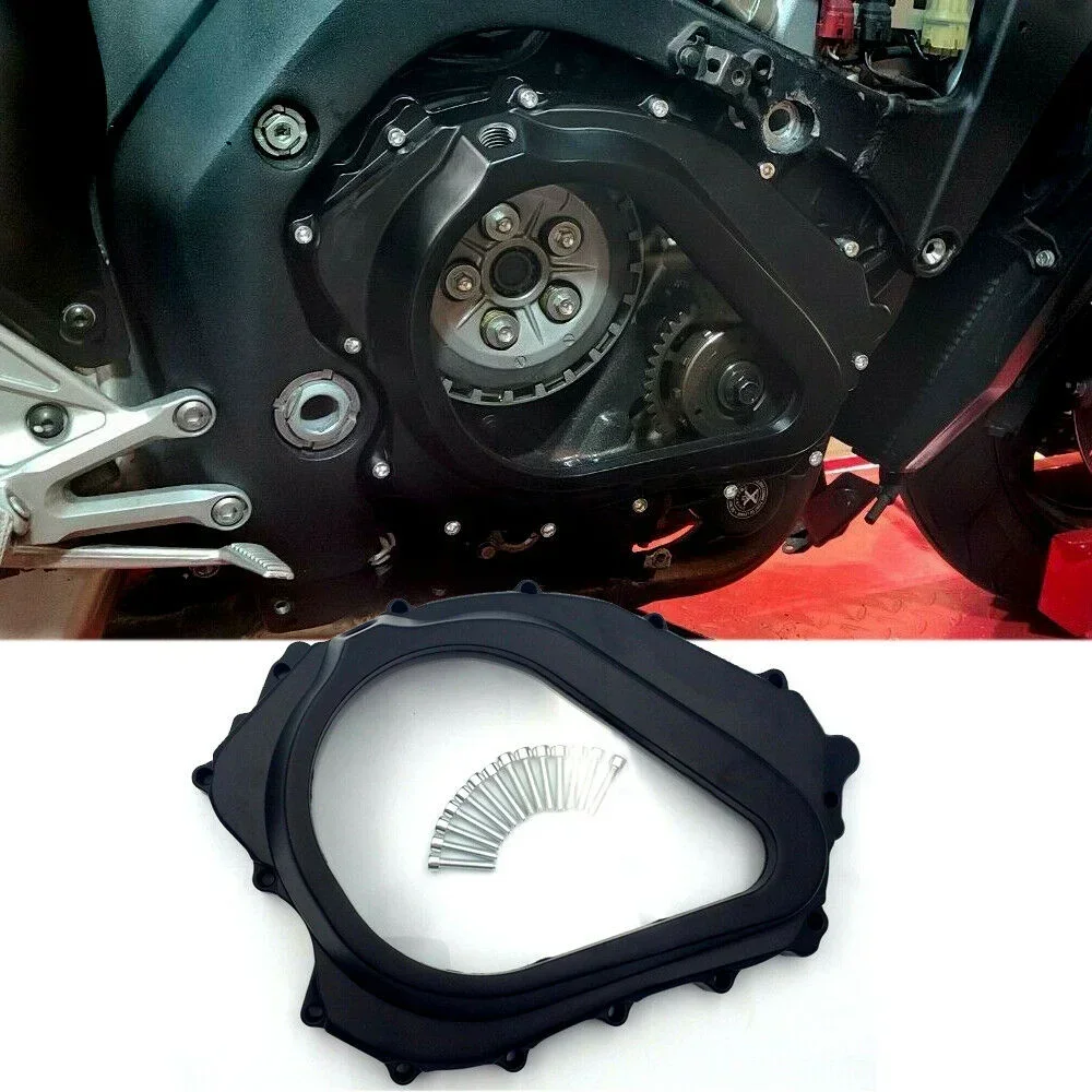 

Right Side Custom Cluctch Engine Cover Gasket for 2004-2007 Honda CBR 1000RR Aftermarket Motorcycle Parts Black
