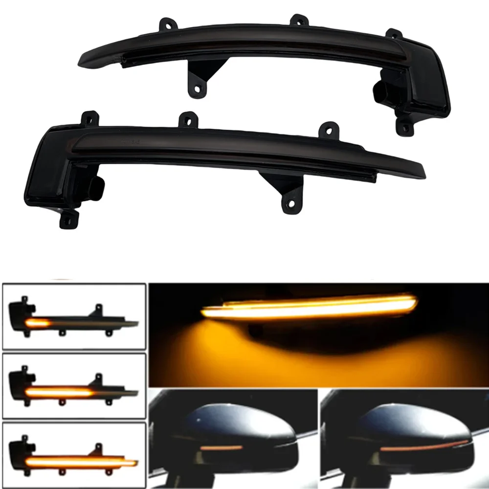 

2pcs LED Dynamic Side Marker Turn Signal Lights Indicator Lamp For Audi TT TTS Mk2 8J 2007-2014 TTRS MK2 2010-2014 R8 2007-2015