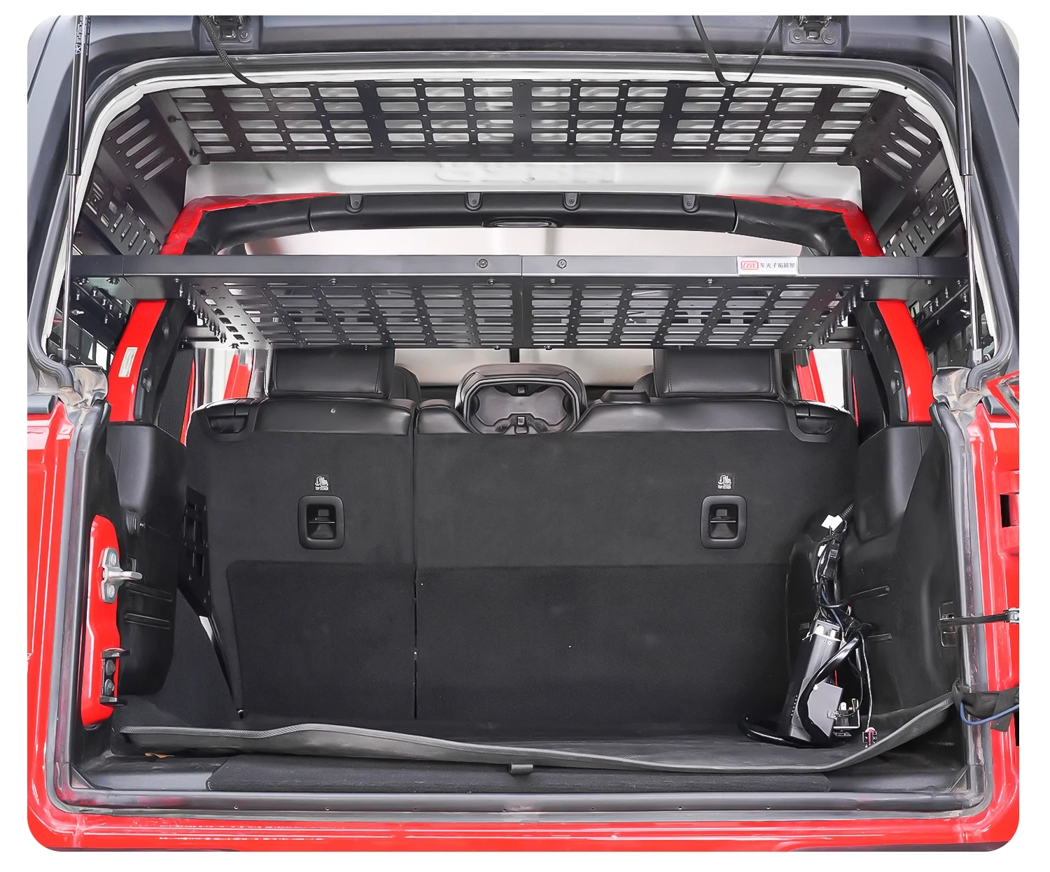 

Trunk MOLLE PANEL Organizer Shelf Cargo Storage Debris Racks For Jeep Wrangler JL 4-Door 2018-2025