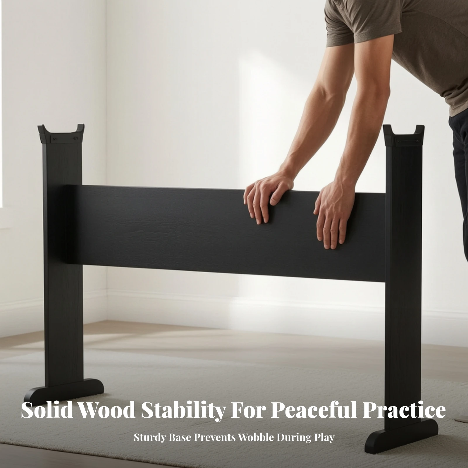 Keyboard Stand Sturdy Digital Piano Stand Furniture Secure Non-Slip for Pianists, Home Studio, Music Room