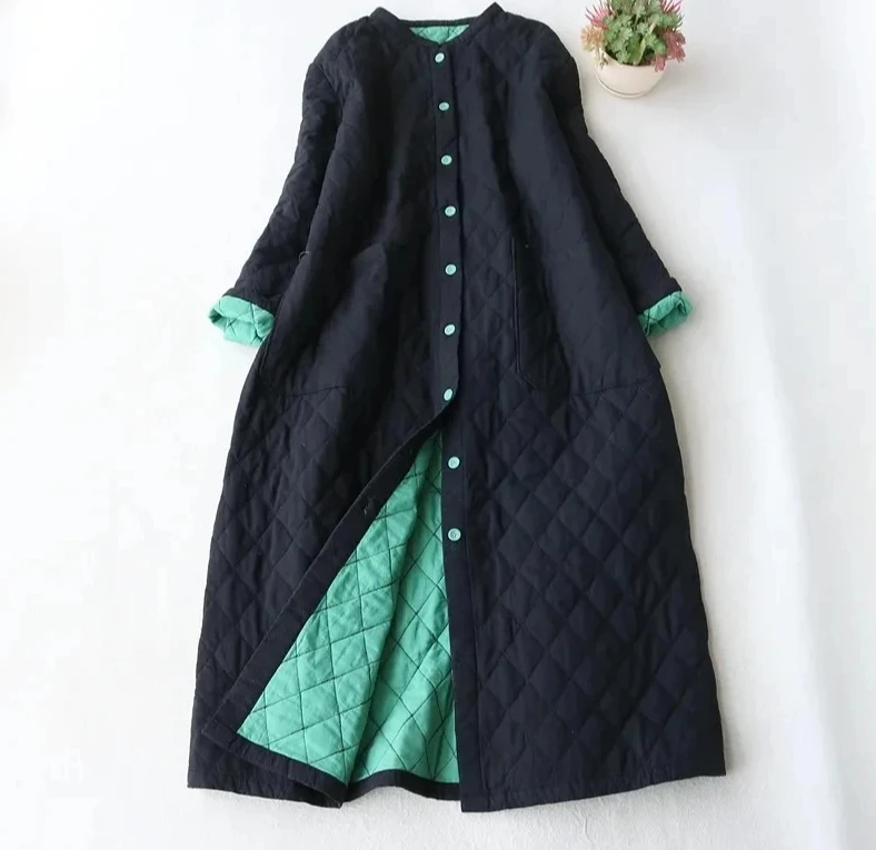 Neue frauen Winter Parka Länge Version Unten Baumwolle Jacke Dame Temperament Koreanische Version Damen Baumwolle Gefütterte Mantel