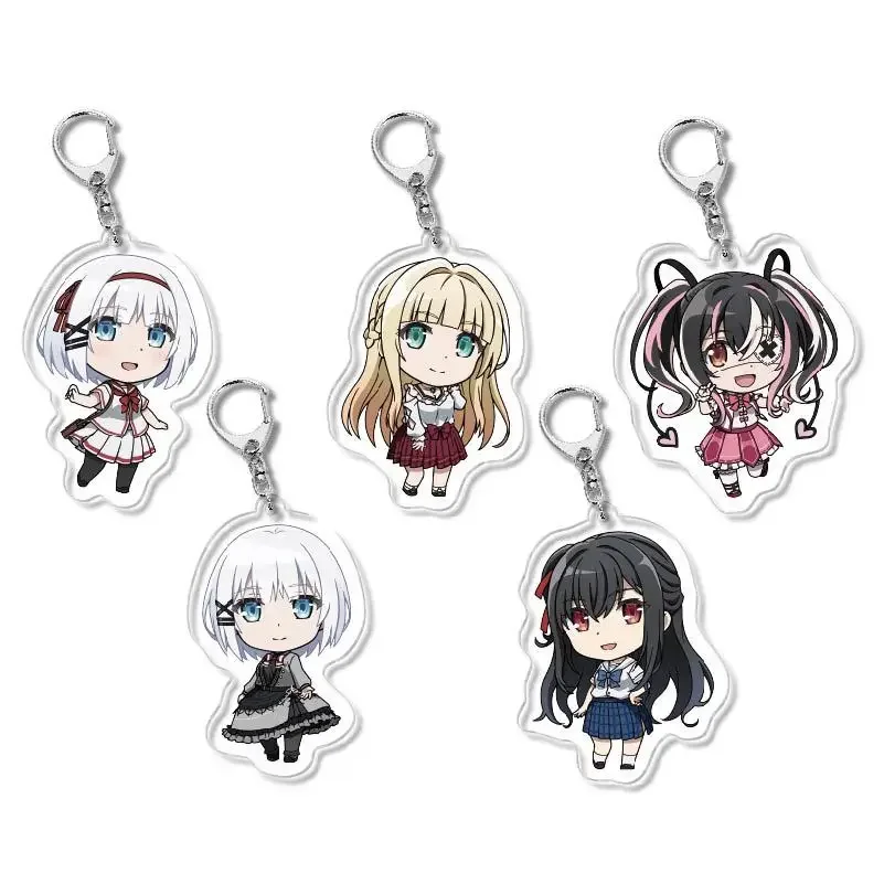 Anime Acrylic Keychain The Detective Is Already Dead Siesta Kimiduka Kimihiko Natsunagi Nagisa Saikawa Yui Figure Key Chain Gift