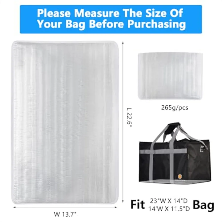 Sacos de entrega com inserção inferior dura de reforço Herculean 23x14