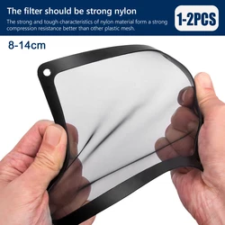Filtro de polvo de Marco magnético de 8-14cm, cubierta de malla a prueba de polvo, protector de red para PC, carcasa de escritorio, ventilador de refrigeración, accesorios de fuente de alimentación