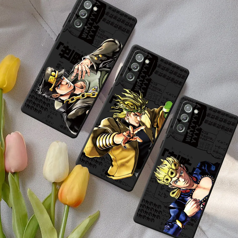 Чехол с аниме JoJos Bizarre Adventure для Samsung Galaxy Note 20 Ultra 5G 9 10 Plus, черный чехол из ТПУ для телефона J7 J8 2018 J6 J5 J4 Plus Чехол с аниме JoJos Bizarre Adventure для Samsung Galaxy Note 20 Ultra 5G 9 10 Plus, черный чехол из ТПУ для телефона J7 J8 2018 J6 J5 J4 Plus