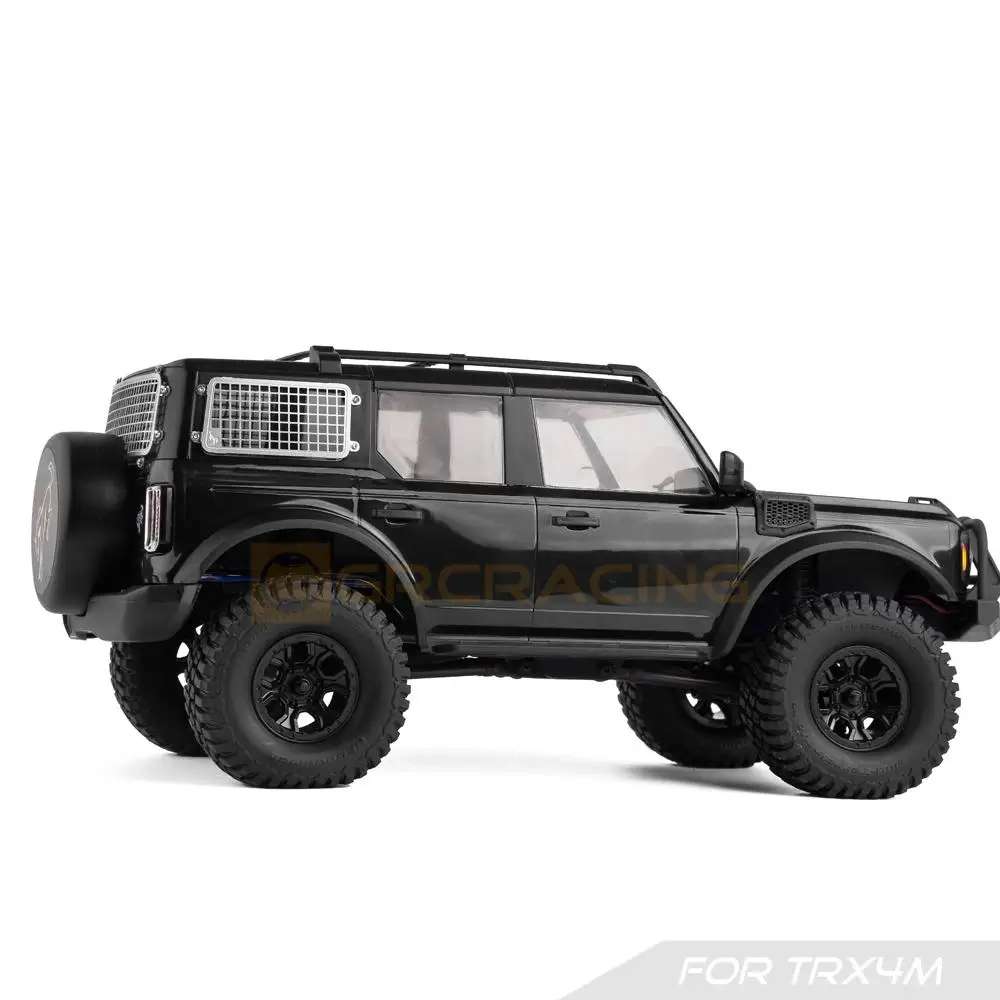 Stainless Steel Metal Stereoscopic Window Anti-collision Net Side Window+rear Window Net For 1/18 Traxxas Trx-4m Bronco Trx4m