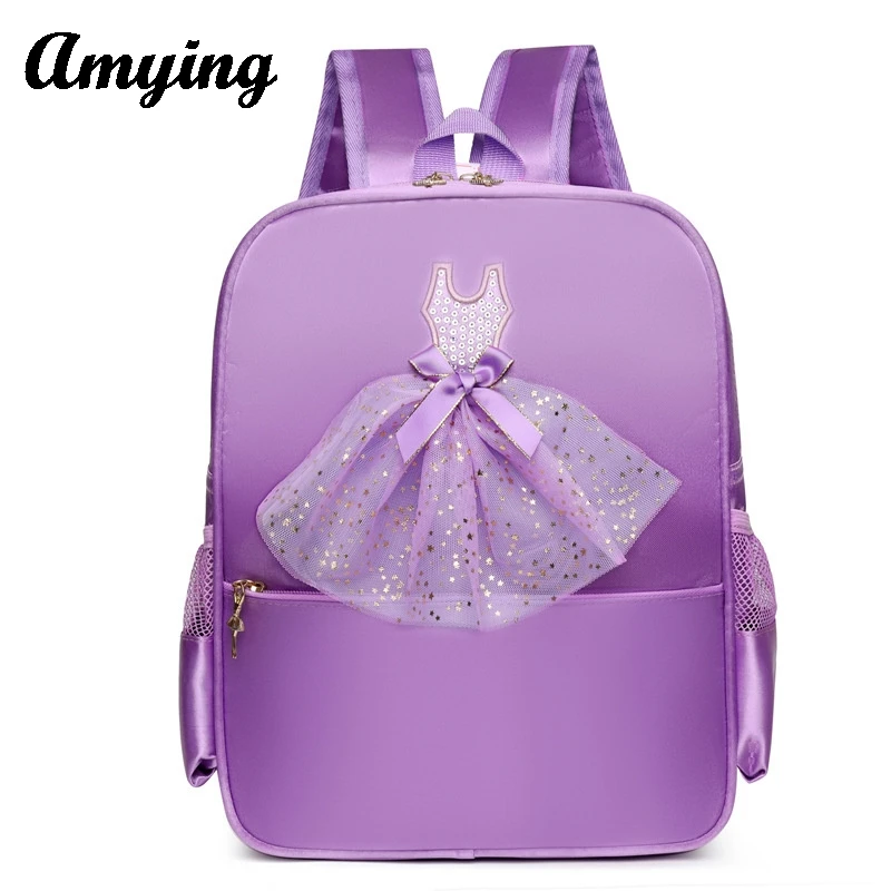 2024 New Girls Dance Backpack Kids Ballet Dance Storage Bag Gymnastics Shoulder Bag Children School Bag Toddler Dance Bag