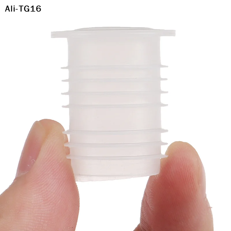 【Ya16】10Pcs 2026 Transparent Plastic Bottle Cap Red Wine Seal Cap Inside The Salt Bottle Nut Hole Dust Plug Easy To Pull The Cap