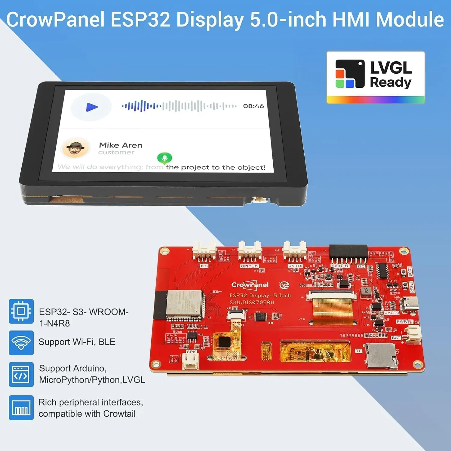Free Shipping CrowPanel 5.0