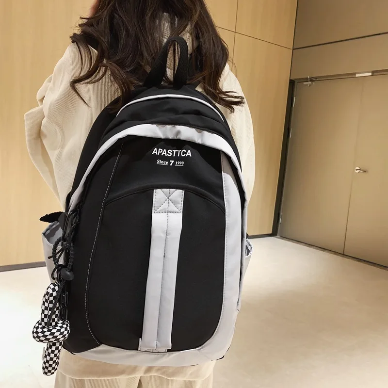 New College School Bag Fashion Big Backpack Winter Lovers Travel Bagpack Women Laptop Mochila For Teenager Bookbag Men Rucksack