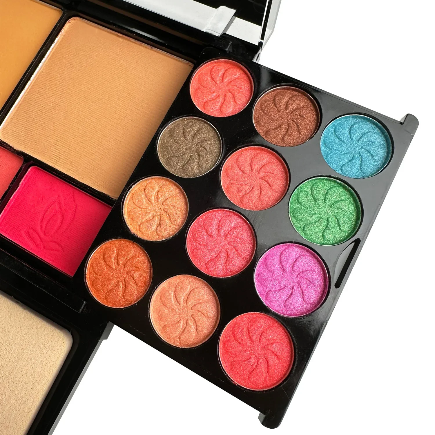 Kit tavolozza trucco 37 colori Mini ombretto da viaggio fard in polvere pressata set di rossetti cosmetici coreani da donna impermeabili