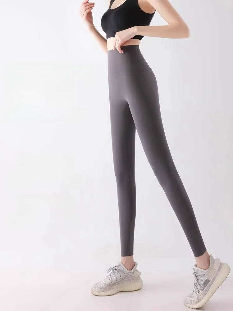 Thiened Extended Yoga Pants Women's Autumn Winter Warm Fce ark Pants Outdoor Wear Anti-Cold Lamb Velvet Base Layer Pants