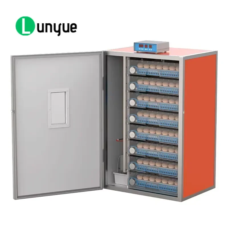 Dual Power Poultry Egg Incubator 500 Egg Capacity Automatic Hatching Machine for Chicken Duck Goose Farm Breeding High