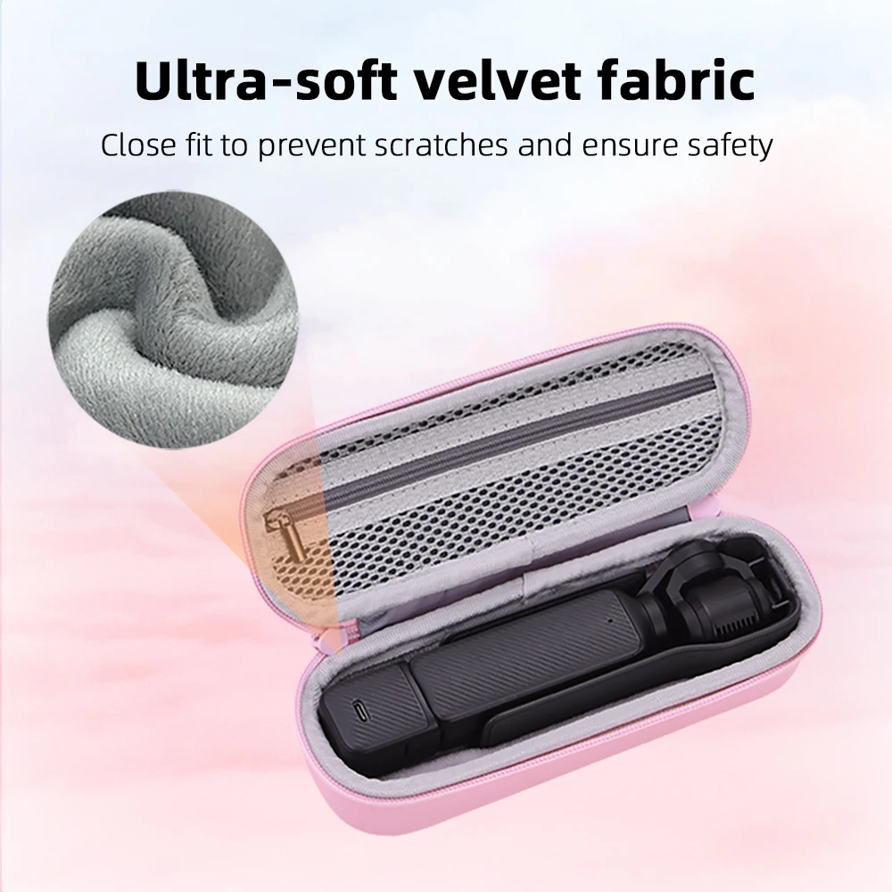 กระเป๋าสําหรับ DJI Osmo Pocket 3 กระเป๋าถือกล้องกระเป๋าถือสําหรับกระเป๋า 3 อุปกรณ์เสริมกระเป๋าเดินทางแบบพกพาพร้อม carabiner