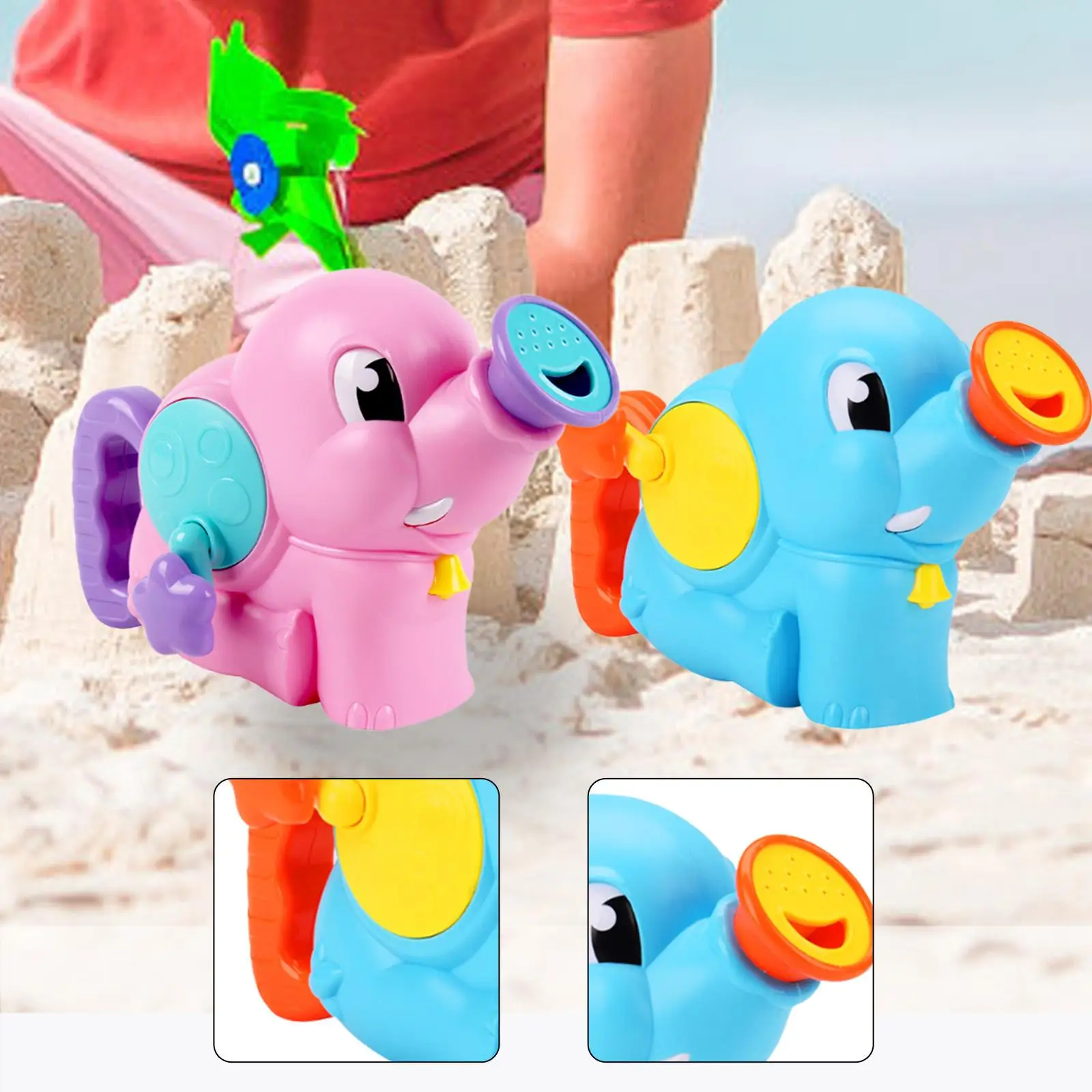 

Bath Toy Water Educational Portable Shower Toy Sprinkler Interactive Fun