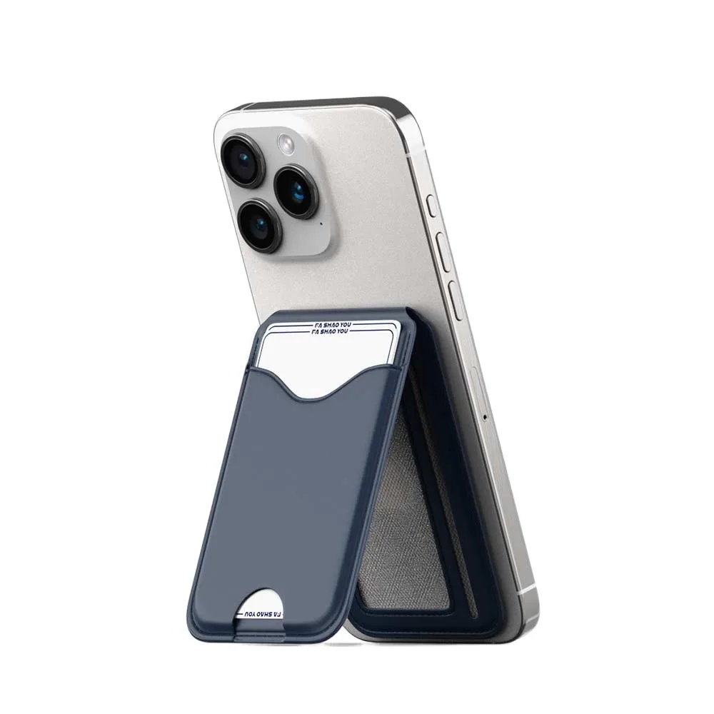 

Магнитный держатель для карт Magsafe с зеркалом, сильная адсорбционная подставка для телефона, противоугонная кожа, для iPhone 17, 16, 15, 14, 13, 12, серии