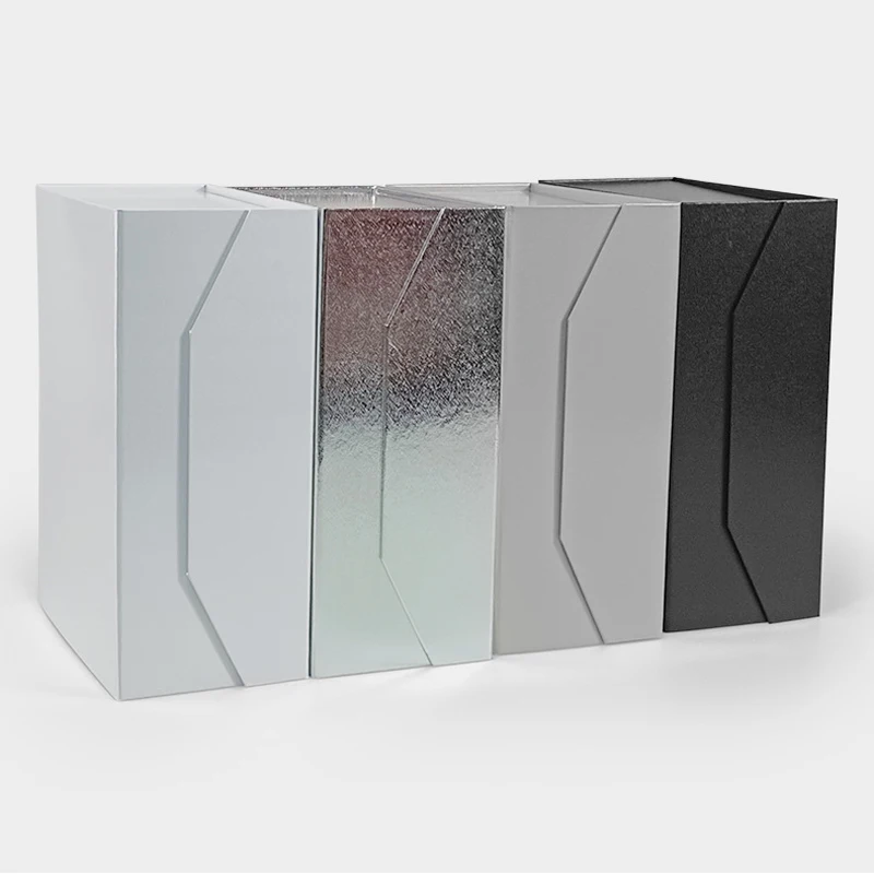 

Magnet Clamshell Gift Box for Wedding Birthday Party, Foldable Clothing Product Packaging Box, Business Box