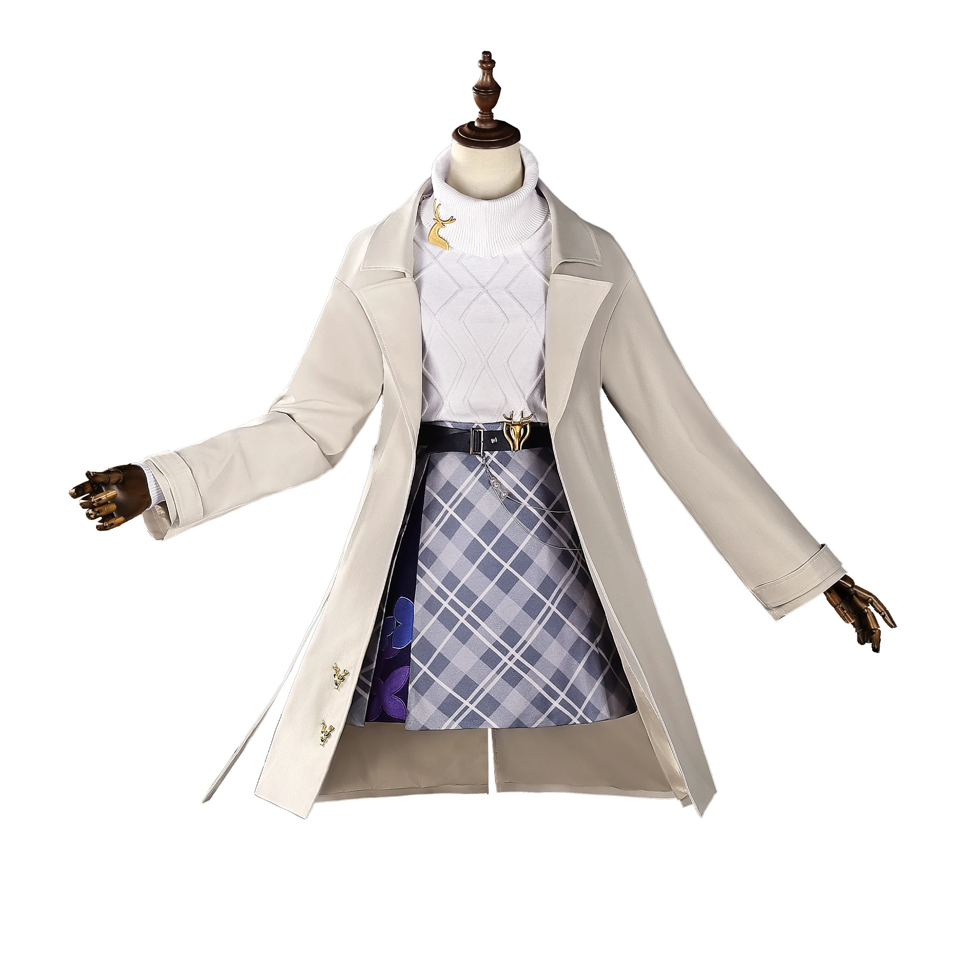 هونكاي: ستار رايل كاستوريس لعبة أزياء تنكرية موحدة ملابس أنيمي أزياء حفلات الهالوين للنساء والرجال مجموعة كاملة