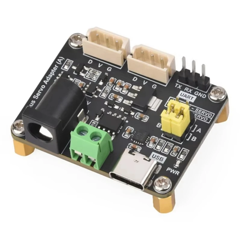 

A53M New For Raspberry Pi Serial Bus Servo Adapter Integrates Power Supply Control Circuit Driver Board For UART ESP32/For Ardui