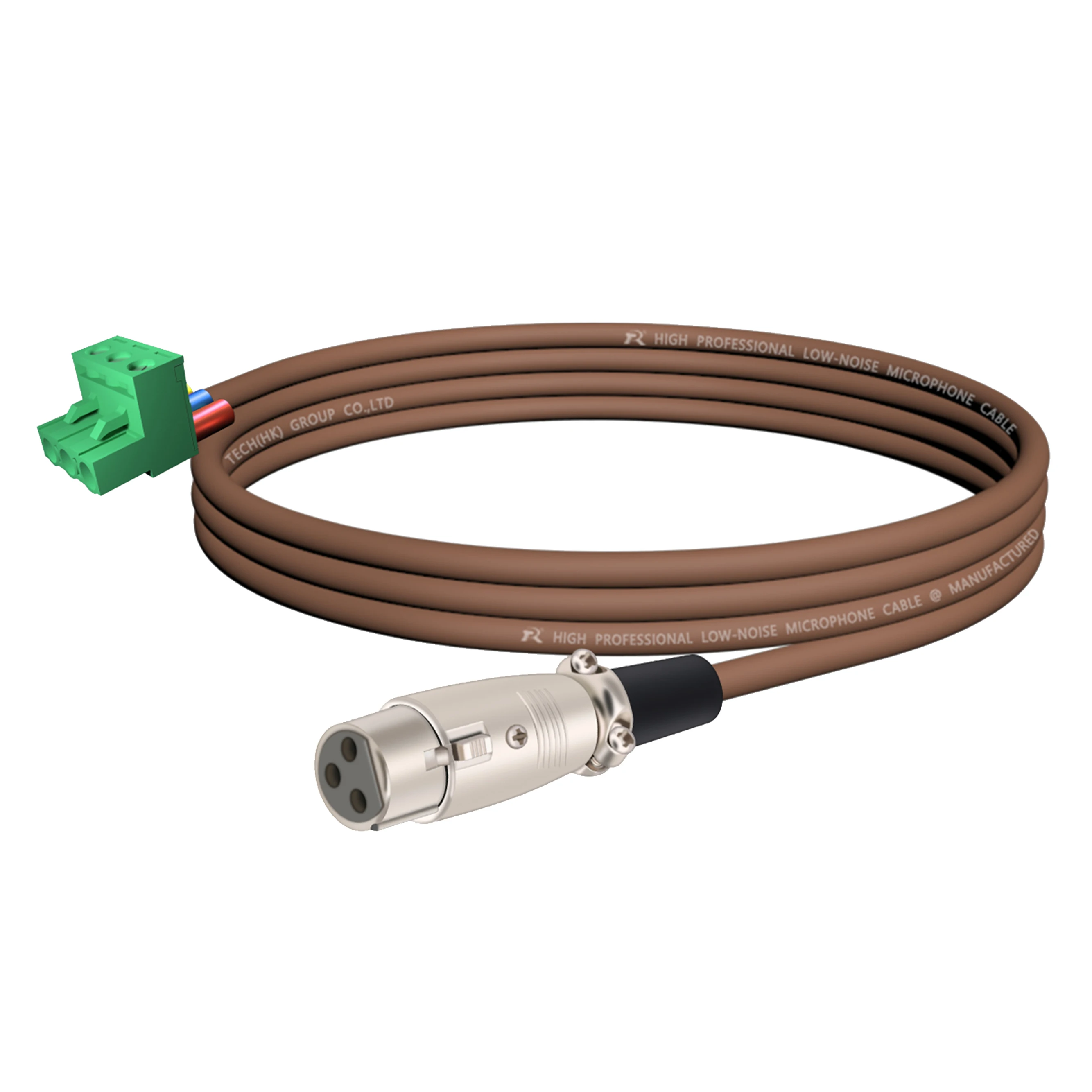 XLR-auf-Phoenix-Kabel, 3-poliger XLR-Stecker/Buchse auf PHX3M/2EDG 5.08 PCB-Schraubklemmenadapter mit sicherem Endstück, geräuscharm – Detail 20