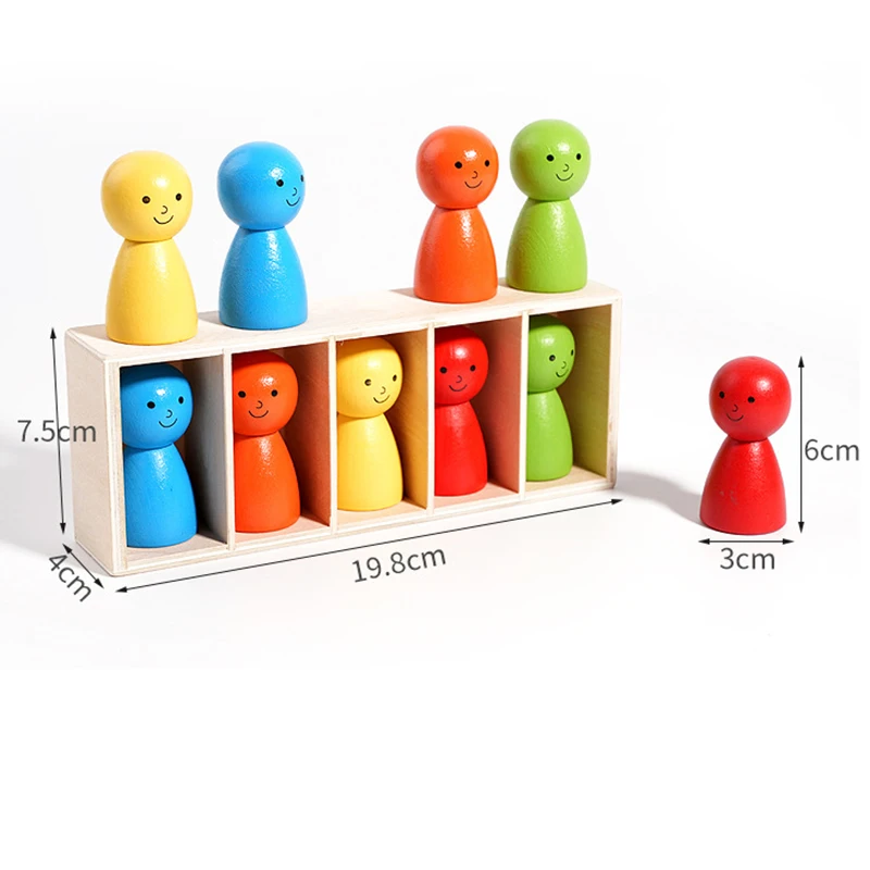 Adivinhação cores boneca correspondência de cores pequena boneca desafio pensamento lógico treinamento multijogador jogo brinquedos educativos para crianças