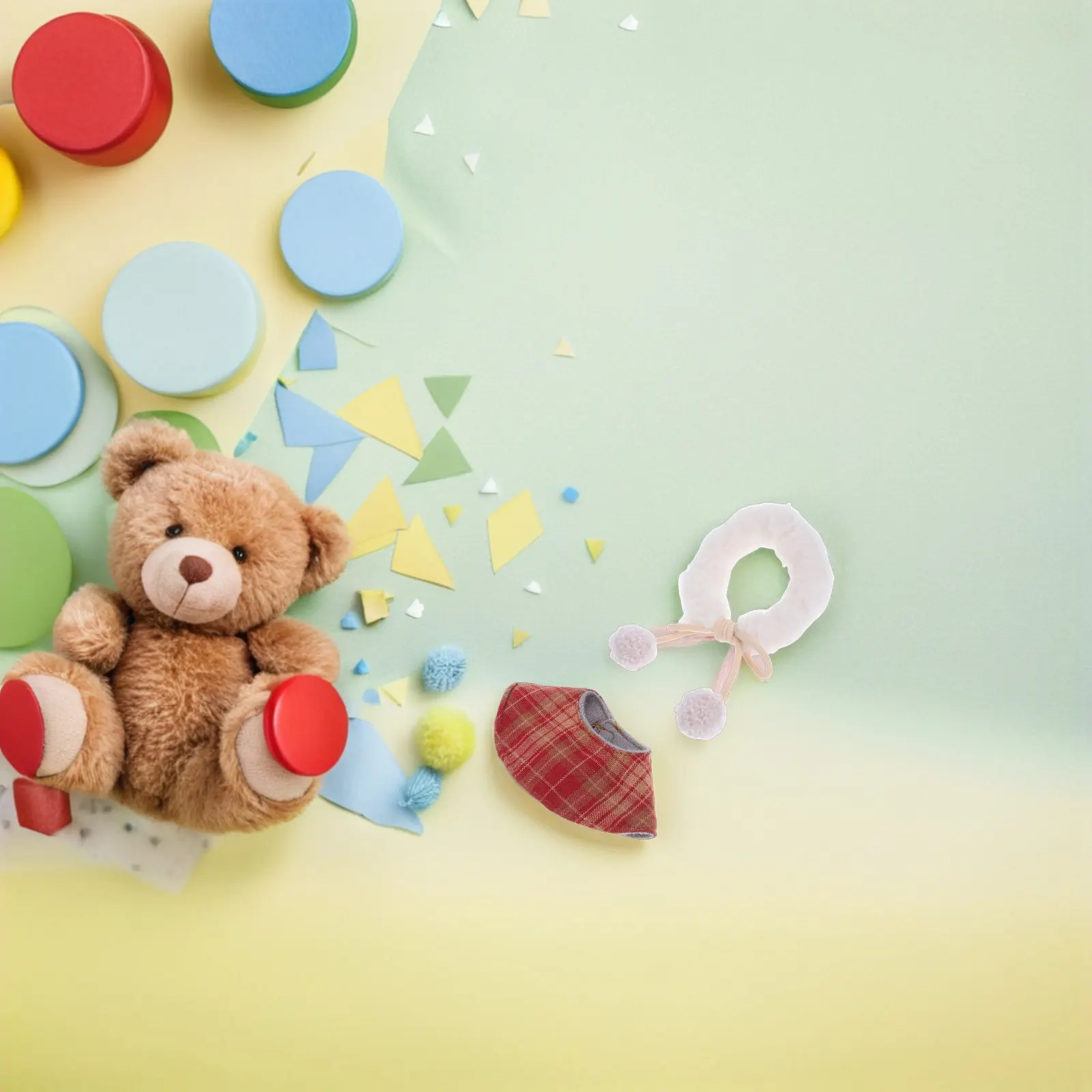 

Миниатюрная накидка для мягких игрушек, клетчатая зимняя одежда с капюшоном, праздничный костюм, аксессуары для нарядов на Рождество и Новый год